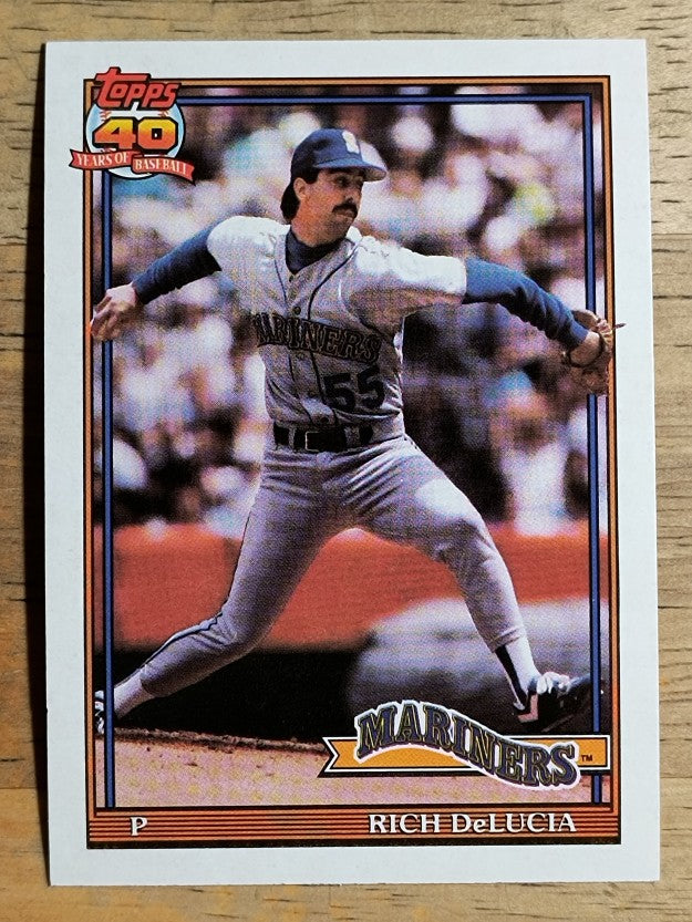 1991 Topps Traded #31T Rich DeLucia RC