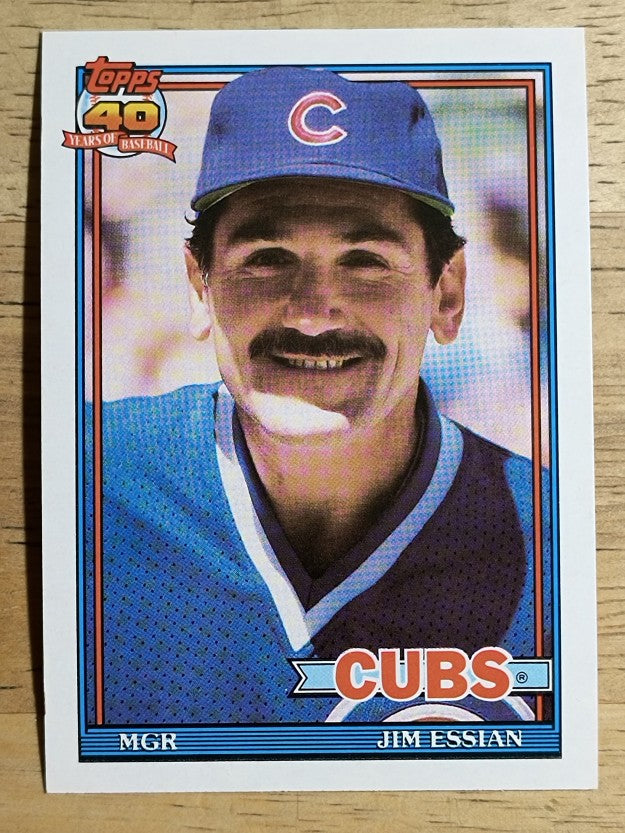 1991 Topps Traded #36T Jim Essian MG