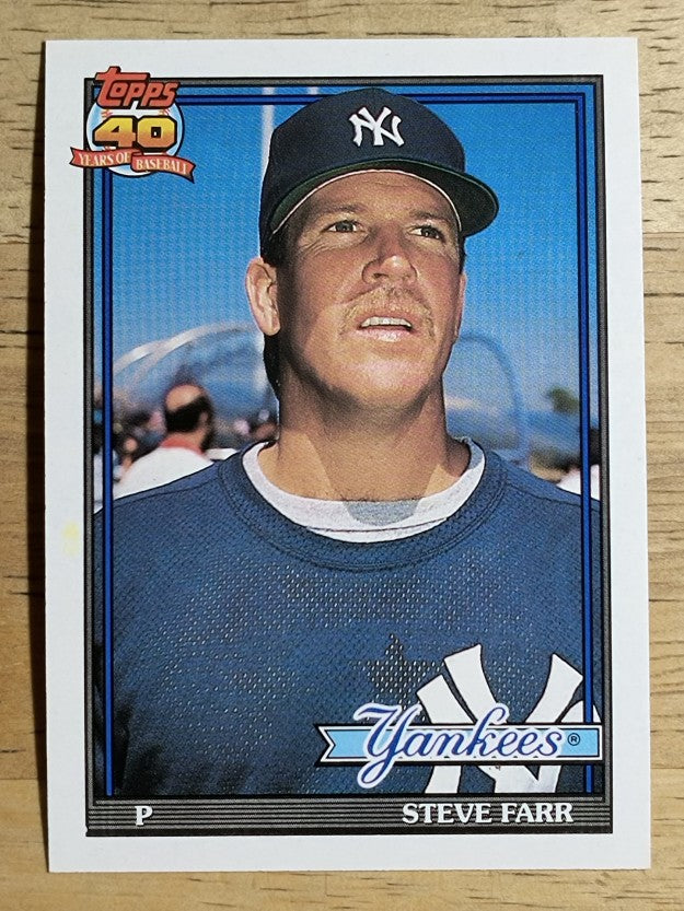 1991 Topps Traded #38T Steve Farr