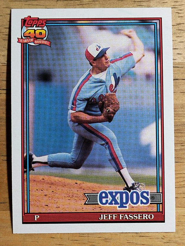 1991 Topps Traded #39T Jeff Fassero RC
