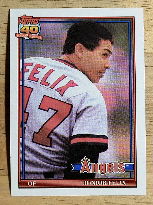 1991 Topps Traded #40T Junior Felix