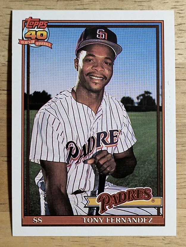 1991 Topps Traded #41T Tony Fernandez