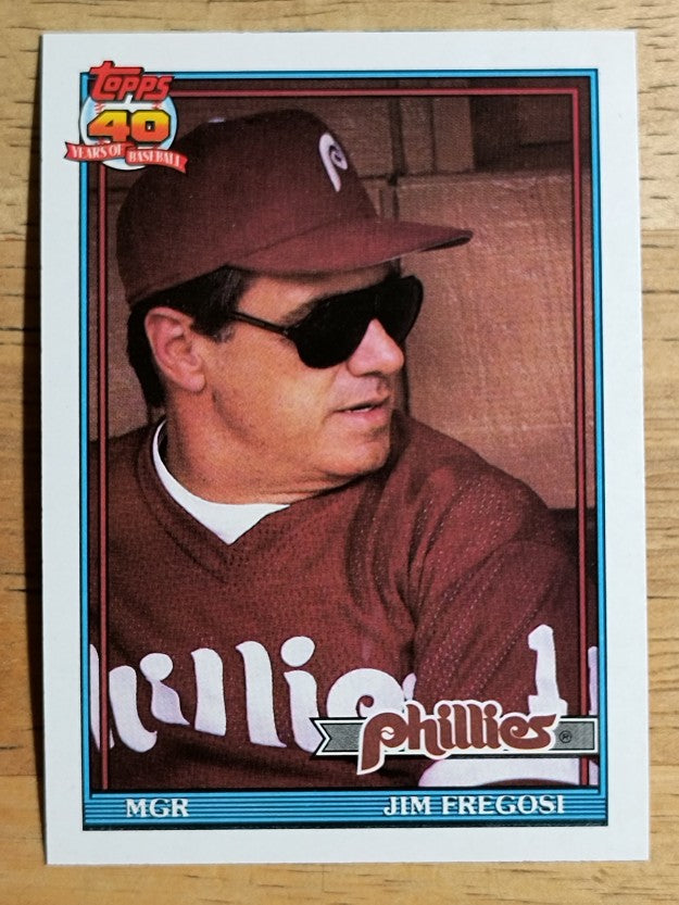 1991 Topps Traded #43T Jim Fregosi MG
