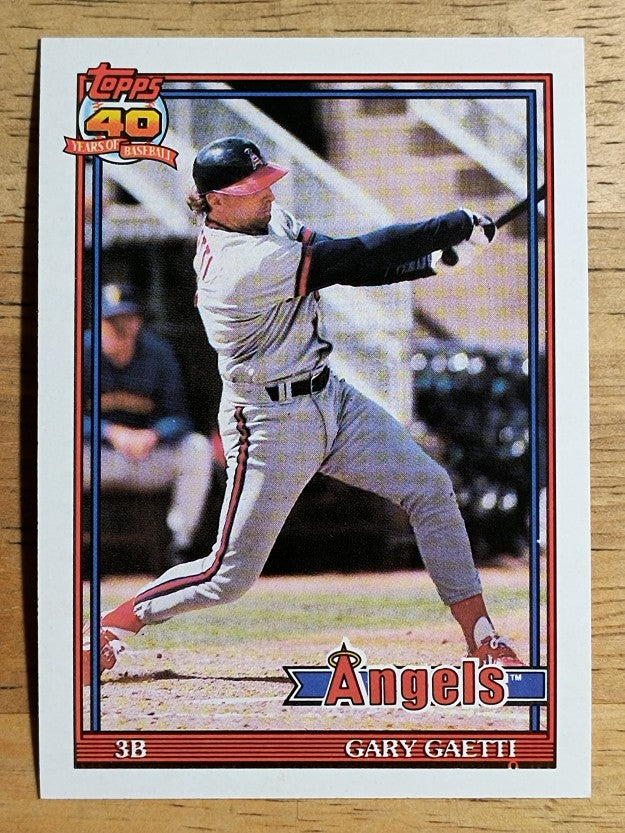 1991 Topps Traded #44T Gary Gaetti