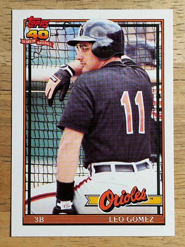 1991 Topps Traded #47T Leo Gomez