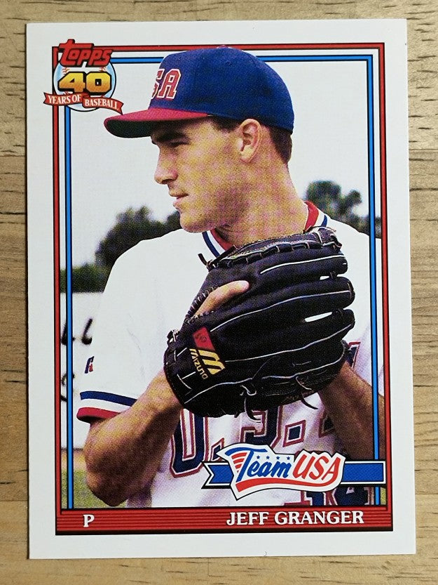 1991 Topps Traded #49T Jeff Granger USA RC