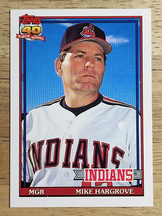 1991 Topps Traded #52T Mike Hargrove MG
