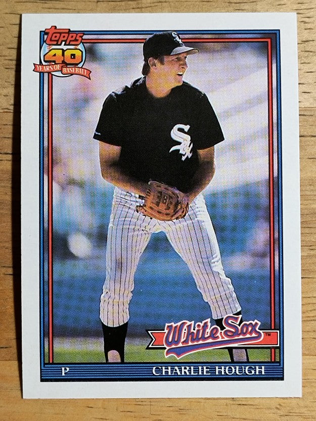 1991 Topps Traded #56T Charlie Hough