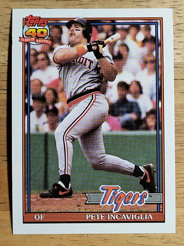 1991 Topps Traded #57T Pete Incaviglia