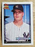 1991 Topps Traded #62T Jeff Johnson RC