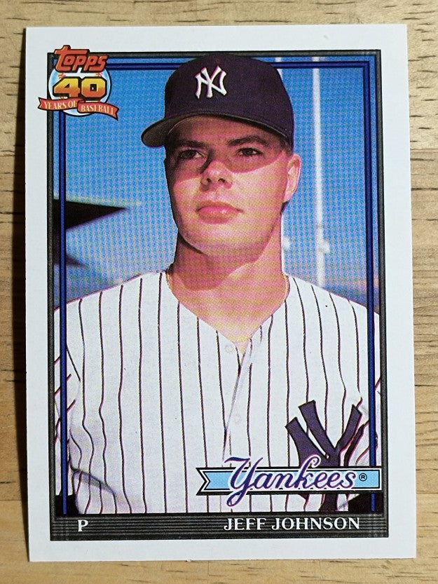 1991 Topps Traded #62T Jeff Johnson RC