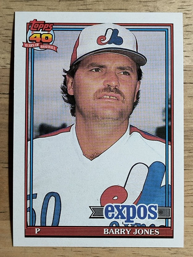 1991 Topps Traded #64T Barry Jones
