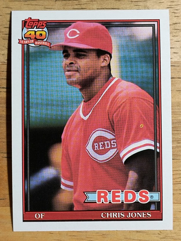 1991 Topps Traded #65T Chris Jones RC