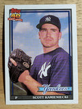 1991 Topps Traded #66T Scott Kamieniecki RC