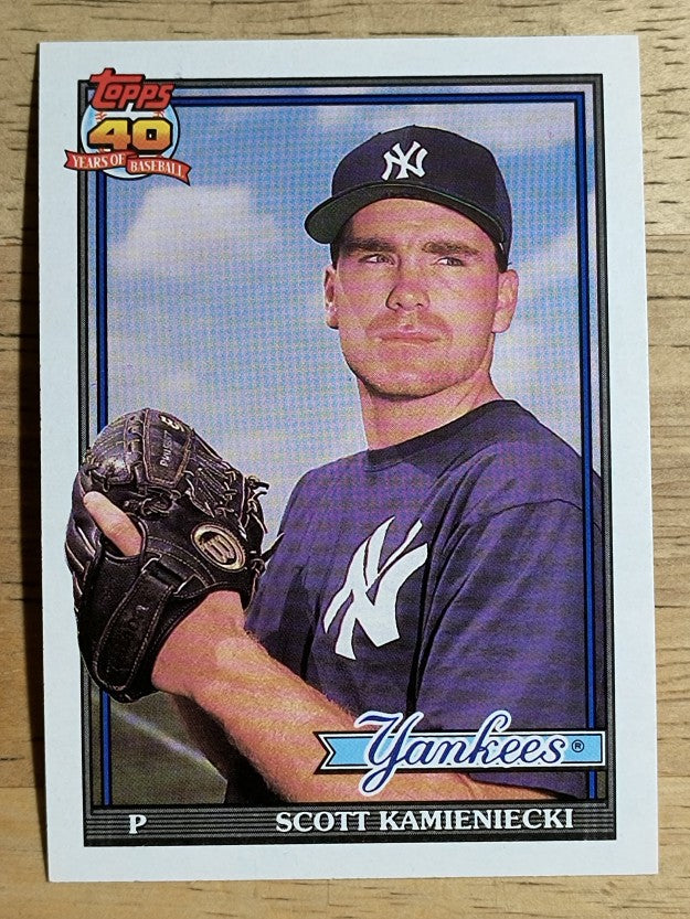 1991 Topps Traded #66T Scott Kamieniecki RC