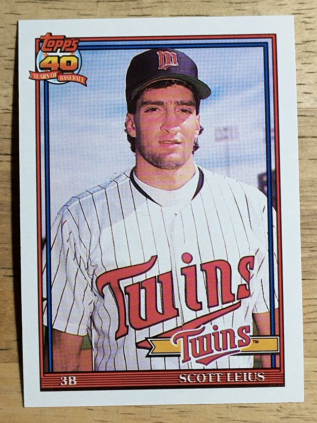 1991 Topps Traded #71T Scott Leius