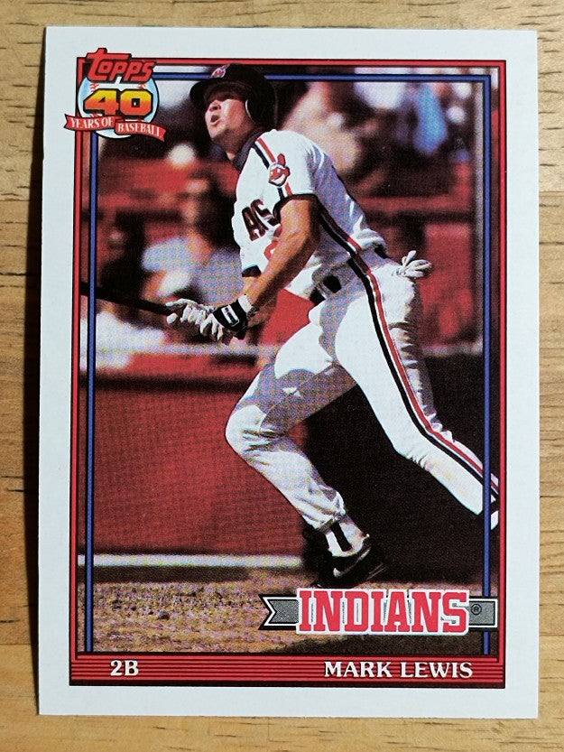 1991 Topps Traded #73T Mark Lewis