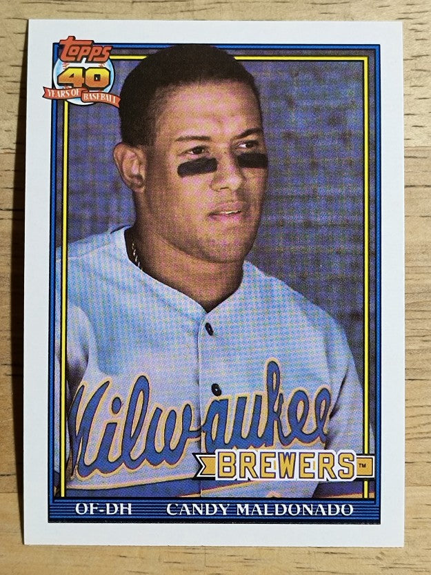 1991 Topps Traded #74T Candy Maldonado