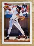 1991 Topps Traded #76T Willie McGee