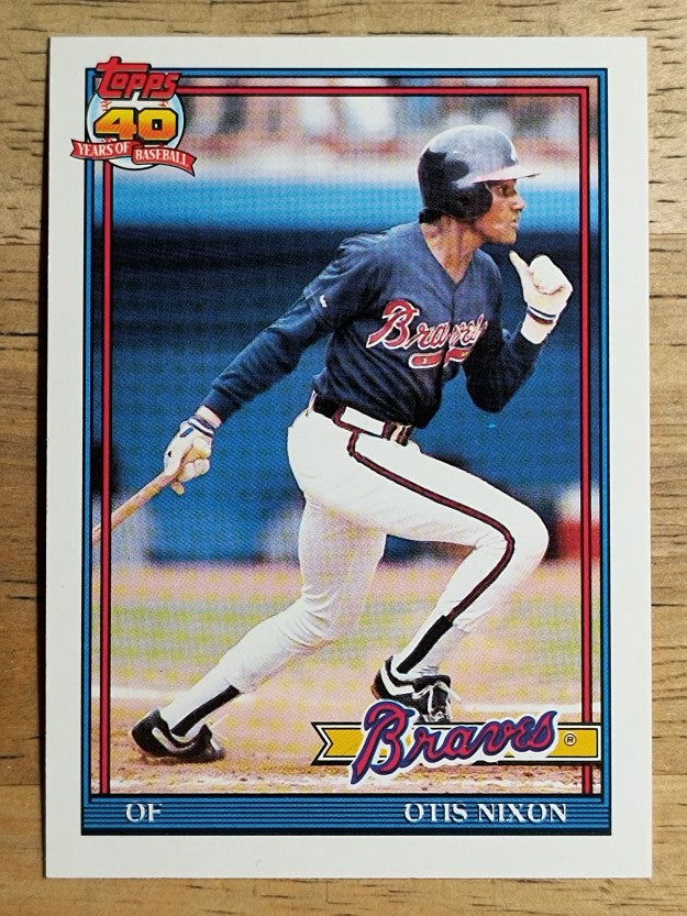 1991 Topps Traded #84T Otis Nixon