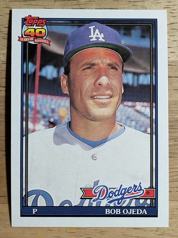 1991 Topps Traded #86T Bob Ojeda
