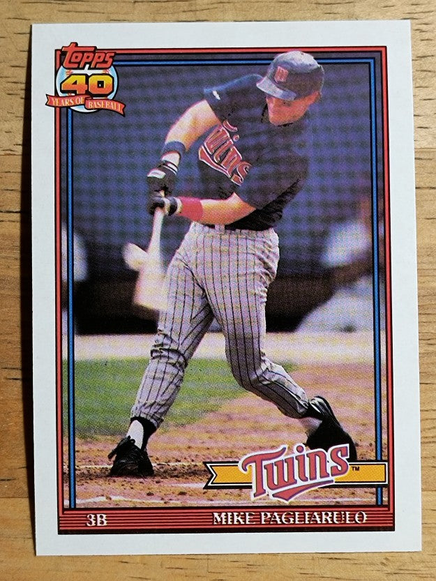 1991 Topps Traded #87T Mike Pagliarulo