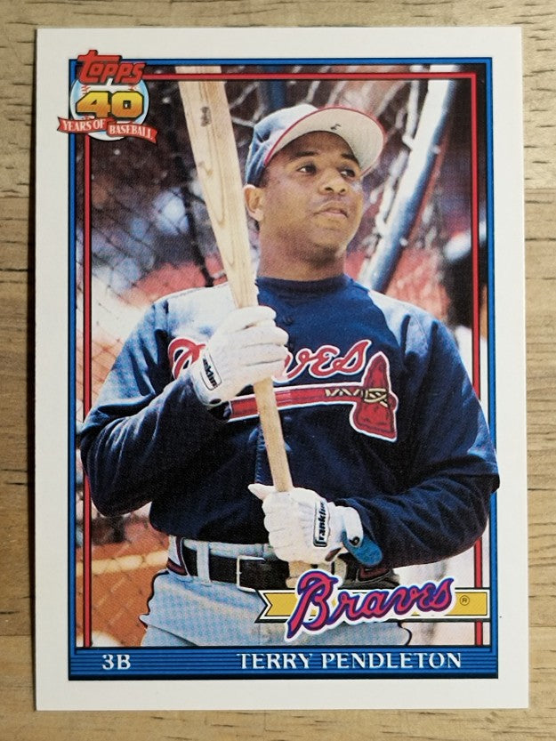 1991 Topps Traded #90T Terry Pendleton