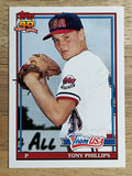 1991 Topps Traded #91T Tony Phillips USA RC
