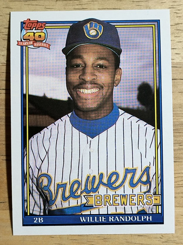 1991 Topps Traded #95T Willie Randolph
