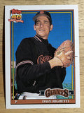 1991 Topps Traded #96T Dave Righetti