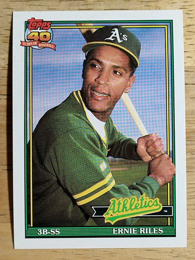 1991 Topps Traded #97T Ernie Riles