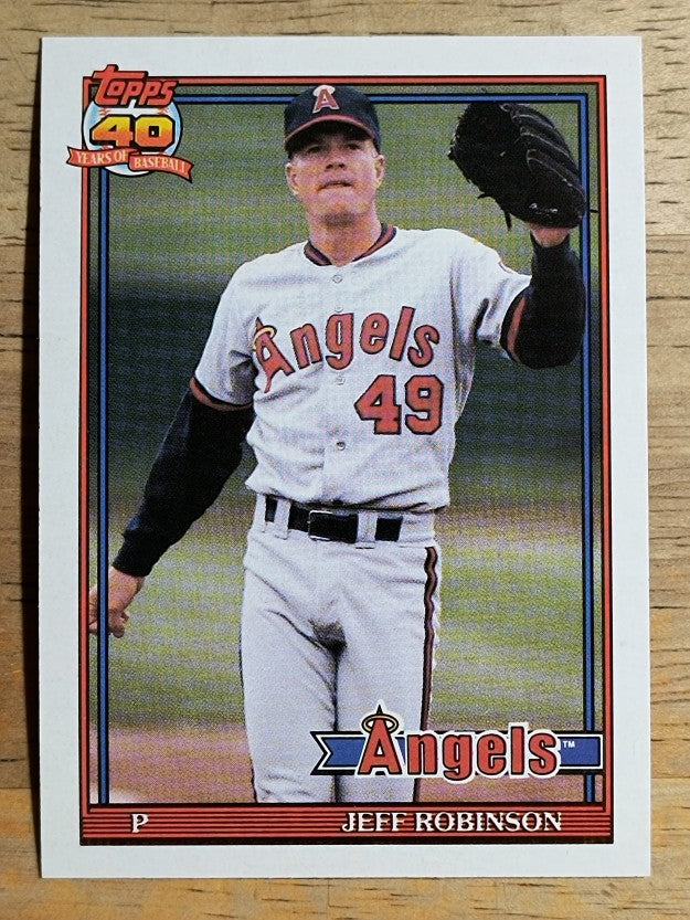 1991 Topps Traded #99T Jeff D. Robinson