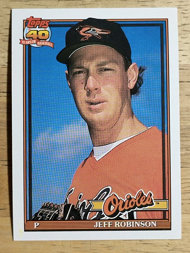 1991 Topps Traded #100T Jeff M. Robinson