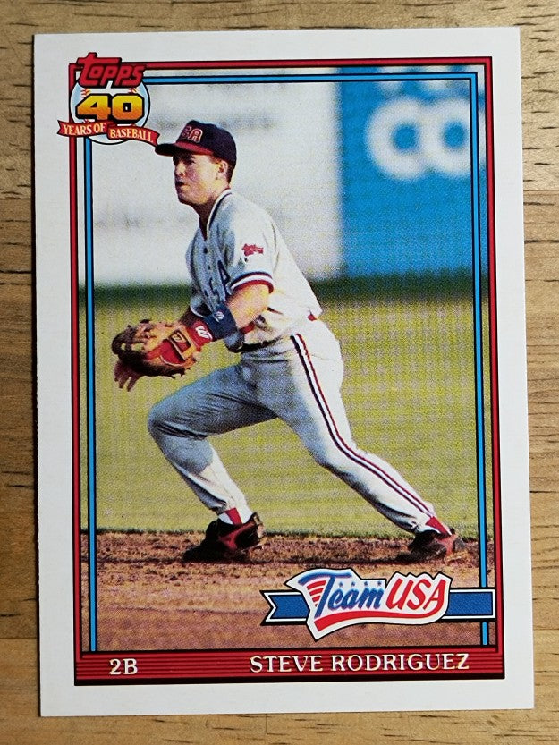 1991 Topps Traded #102T Steve Rodriguez USA RC