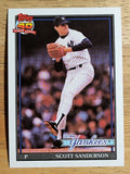 1991 Topps Traded #104T Scott Sanderson