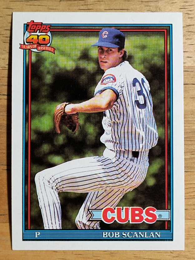 1991 Topps Traded #105T Bob Scanlan RC