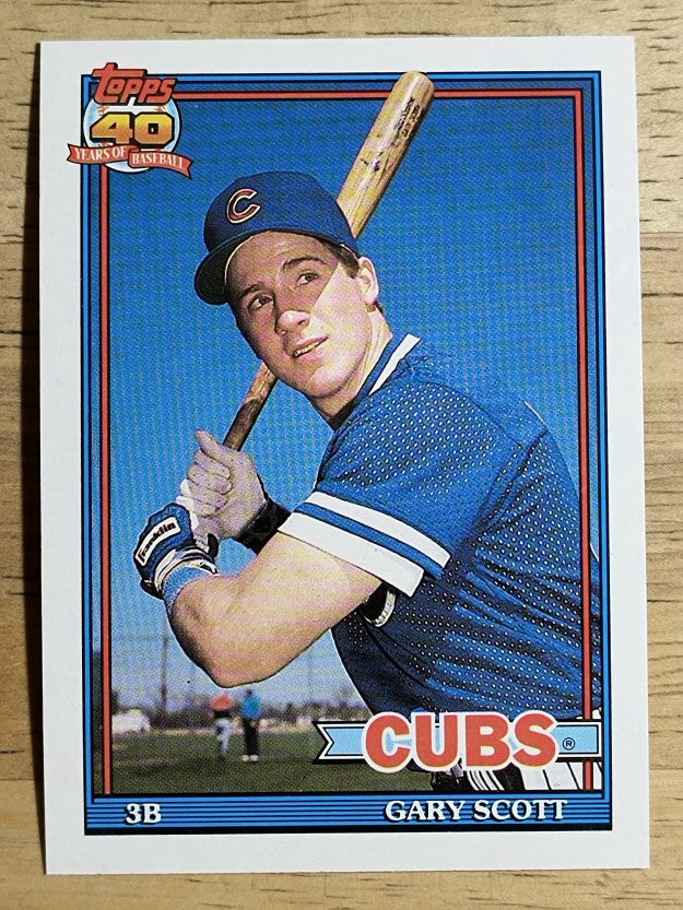 1991 Topps Traded #107T Gary Scott RC