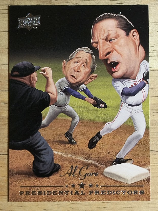 2008 Upper Deck Presidential Predictors #PP8 Al Gore/George Bush