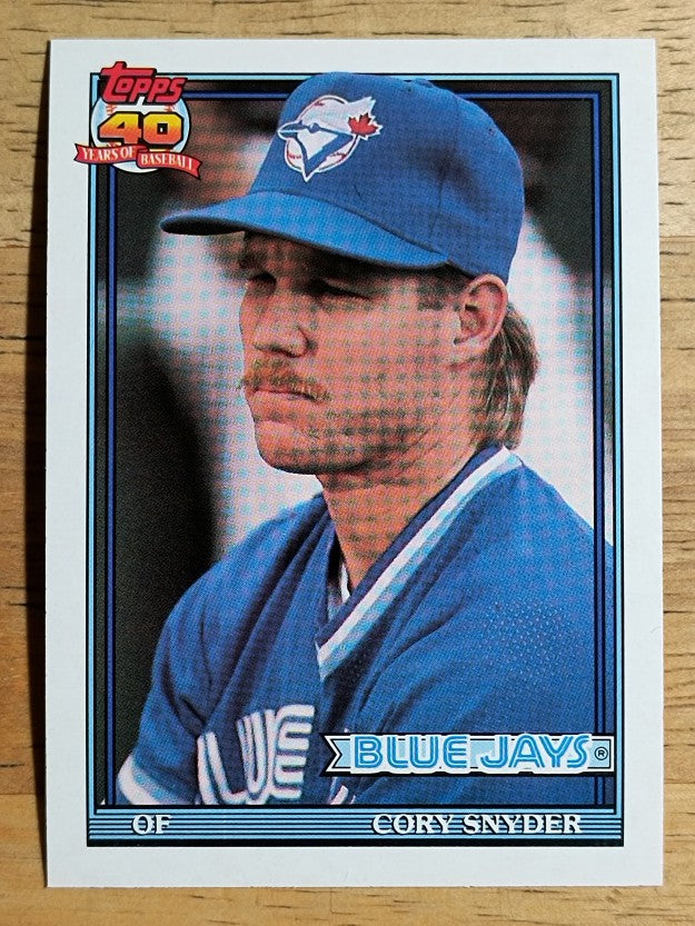 1991 Topps Traded #111T Cory Snyder