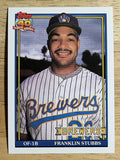 1991 Topps Traded #115T Franklin Stubbs