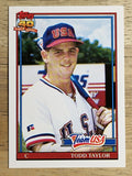 1991 Topps Traded #116T Todd Taylor USA RC