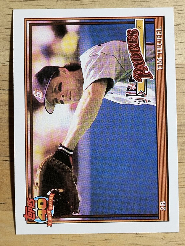 1991 Topps Traded #120T Tim Teufel