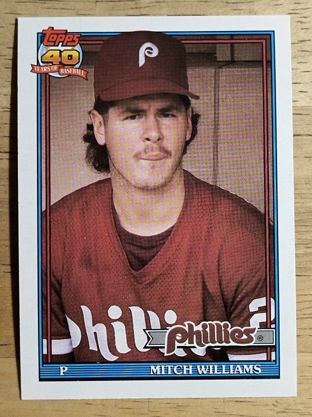 1991 Topps Traded #127T Mitch Williams