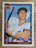 1991 Topps Traded #130T Chris Wimmer USA RC