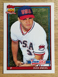 1991 Topps Traded #131T Ivan Zweig USA RC