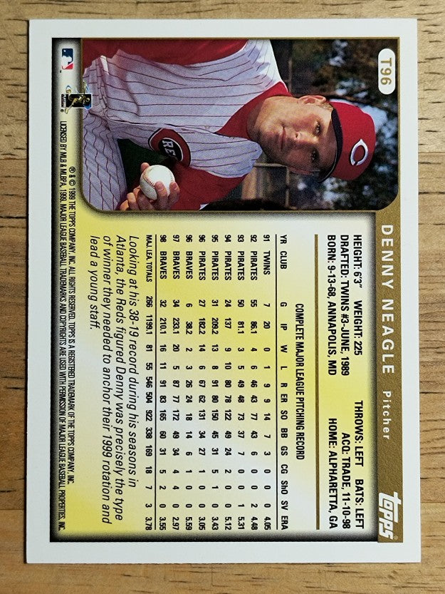 1999 Topps Traded #T96 Denny Neagle
