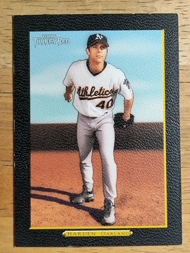 2005 Topps Turkey Red Black #28 Rich Harden (EXMT)