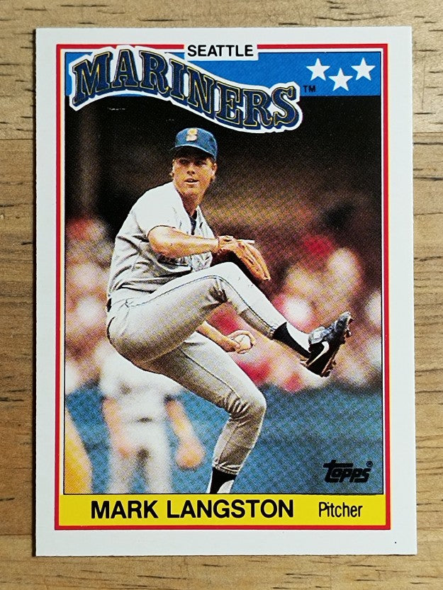 1988 Topps UK Minis #42 Mark Langston