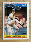 1988 Topps UK Minis #42 Mark Langston