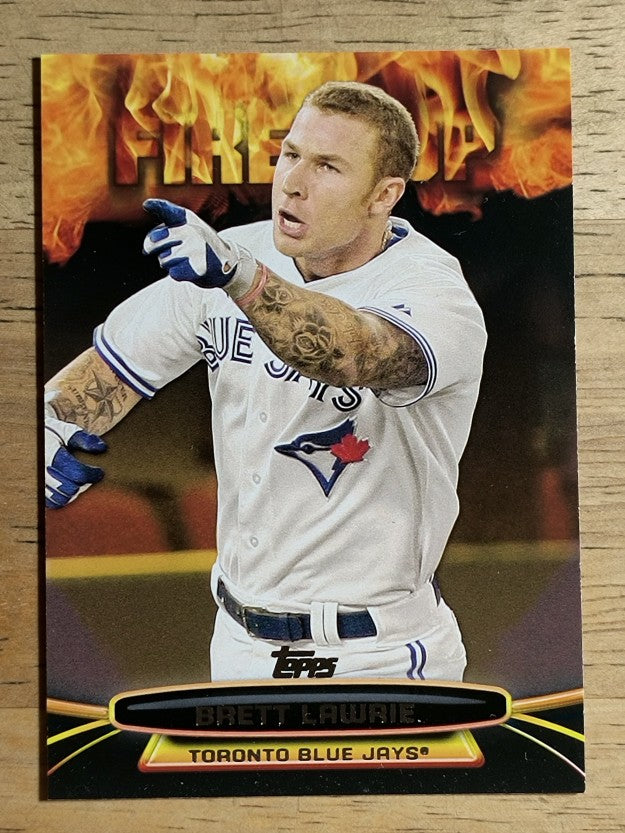 2014 Topps Opening Day Fired Up #UP25 Brett Lawrie